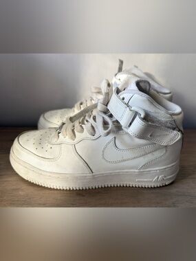 Nike Kids White High-Top Sneakers
